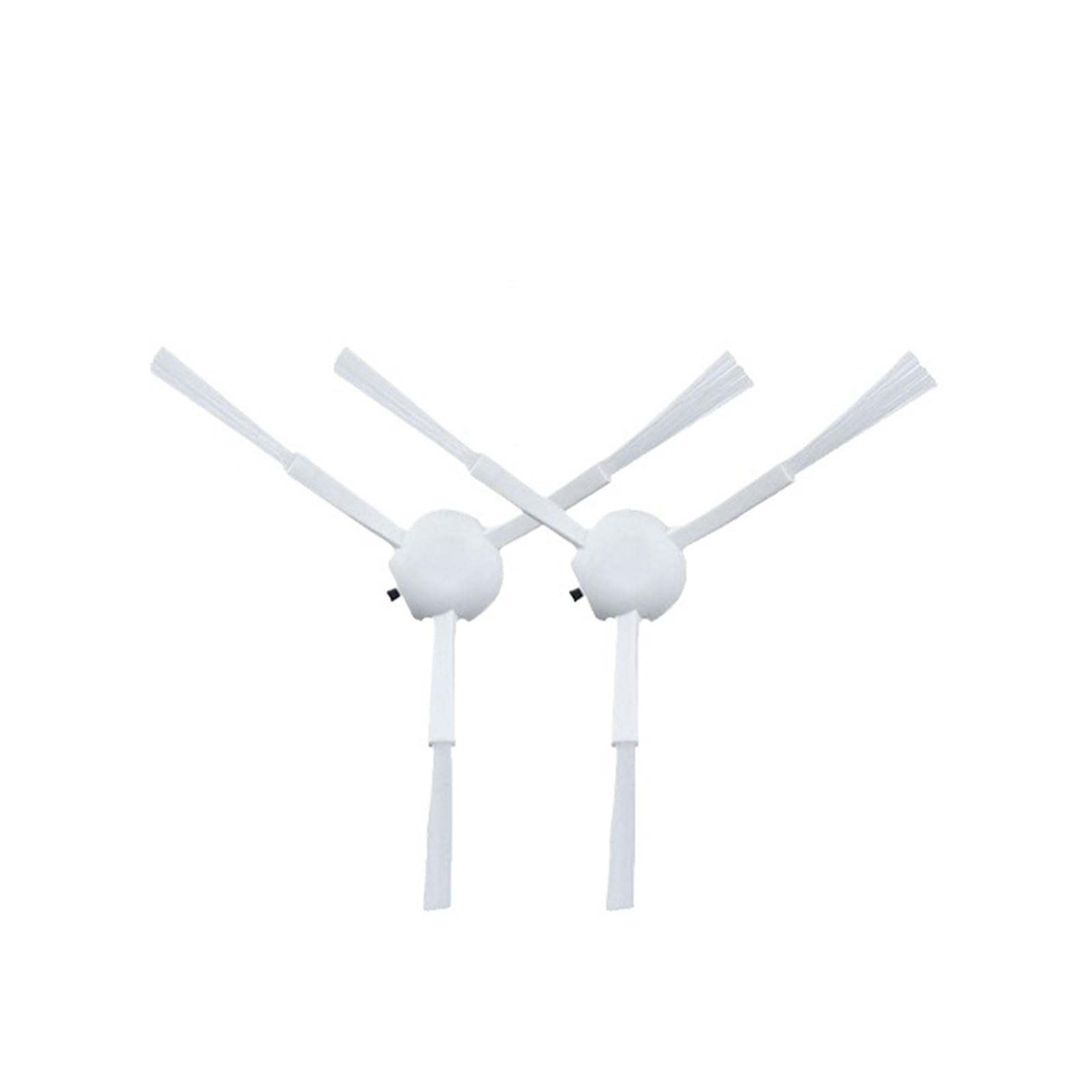 LMRXOFE Replacement Side Brush Compatible With Xiaomi S10+ S10 Plus B108CN B113CN Omni 1S B116 Mop2 C102CN, Robot Vacuum Cleaner Accessory(2 pack white)