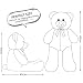 Imagen de SNOWOLF Osito de Peluche Lindo Peluche Suave Lindo Regalo de Juguete Infantil muñeca Oso niño cumpleaños niña San Valentín navideño