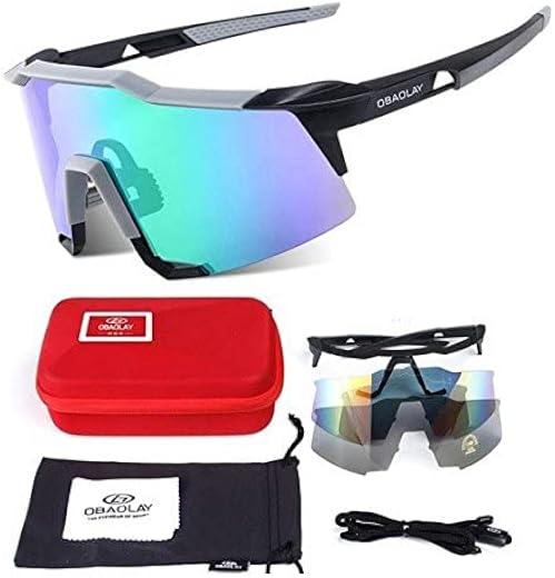 UBERSWEET® Grey black, Other, Multi TR90 Frame Cycling Eyewear Bike Bicycle Sunglasses Sport Outdoor oculos Road Glasses