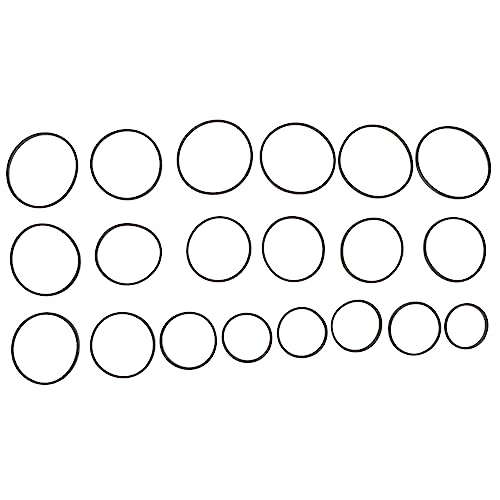 Didiseaon 20pièces Courroie pour Lecteur Cassette pour Réparation Et Entretien De Magnétophones