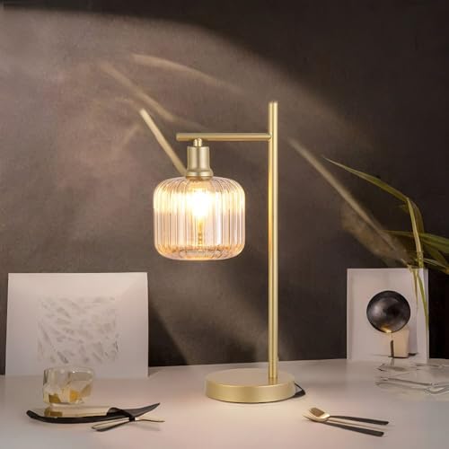 wilko Micah Table Light - Modern Elegant Design Champagne and Gold Finish