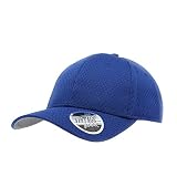 Plain Pro Cool Mesh Low Profile Structured Adjustable Baseball Cap (Royal)