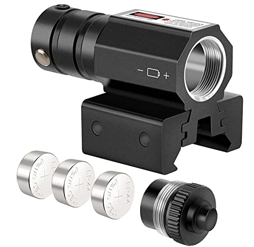 360 Tactical Red Laser Beam Dot Sight Scope For Gun Rifle Pistol/Handgun Picatinny Mount #TOP3