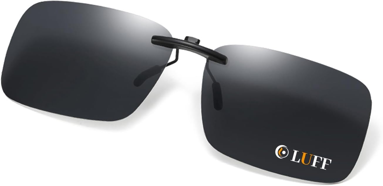 Clip On Sunglasses Polarised Fit Over Prescription Glasses for Men Women – 4g Secure Fit | HD Anti-Glare UV400 | for Driving, Fishing, Hiking, Cycling