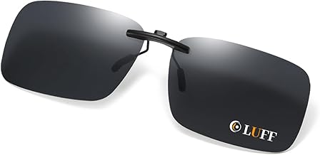 LUFF Clip Polarisé Unisexe Sur des Lunettes de Soleil - Convient à la Plupart des Lunettes, Good Pour Conduite/pêche