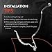 A-Premium A/C Suction Hose & Discharge Line Hose Assembly Compatible with Dodge Ram 2500, Ram 3500, 1998 1999 2000 2001 2002, 5.9L, Diesel