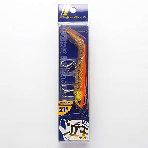 メジャークラフト ワーム 浜王ヒラメセット HMO SET-21#5 ORANGEGOLD IWASHI 21 7枚目