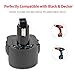 POWERGIANT 12V 3.0Ah NI-MH Batería para Black & Decker A9252 A9275 A9266...