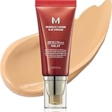 MISSHA - Crema BB Perfect Cover EX SPF42 PA+++ 50 ml | Cobertura Impecable | Protección Solar UVA/UVB | Piel Radiante y Uniforme, Marron, 1 ml