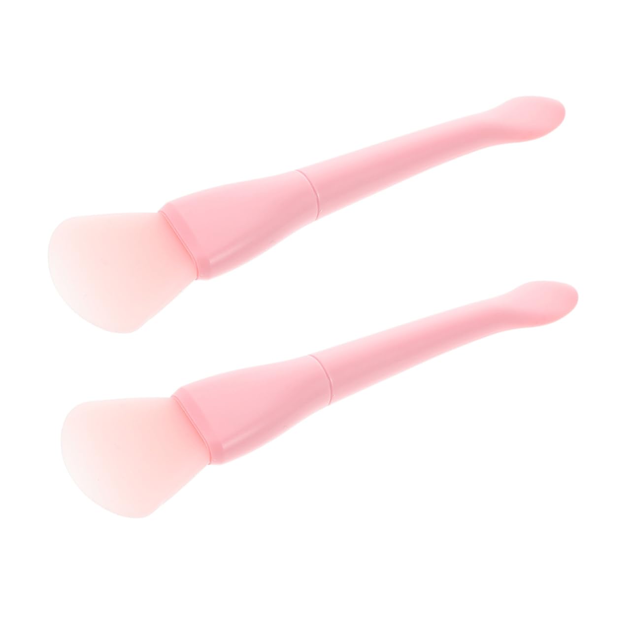 FOMIYES 2pcs Silicone Face Mask Brush Dual-ended Applicator Fishtail Spoon Skincare Tools for Women