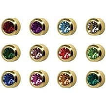 Studex Regular - Assorted Birthstones Jan-Dec - STR213Y