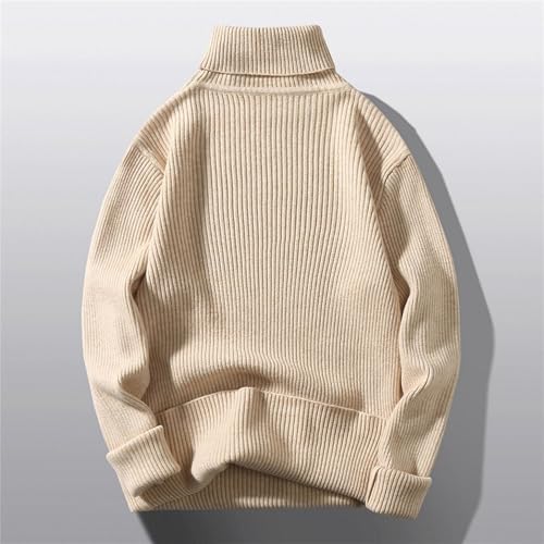 JEKE-DG Men's Basic Stretch Thermal Pullover Casual Long Sleeve Ribbed Sweater Turtleneck Comfort Fall Winter Sweaters3