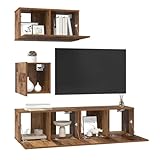 【Design élégant】 Ce meuble TV mural a un style moderne, alliant simplicité et fonctionnalité, avec ses lignes épurées et peu d'ornement. Super pour les salons, son look apporte une touche chic et améliore l’apparence de l’espace. Parfait à utiliser en hiver comme au printemps, il propose une solution de rangement versatile et stylée.