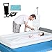 Bedridden Inflatable Shower Bathtub Kit, Bath in Bed Assist Aid Bathtub Shower System for Disabled Elderly Patient