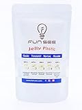FUN SEE Transparent Jelly Plastic Clay| Thermoplastic Beads| Modeling Compound for DIY Crafts, Sculp