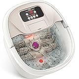 【Sicherheit steht an erster Stelle】 Wählen Sie zur Sicherheit Ihrer Familie einen professionellen fußbadewanne für zu Hause! Die von der FDA zertifizierte Turejo-Fußbadewanne basiert auf der Technologie der Trennung von Wasser und Strom und ermöglicht Ihnen ein sicheres Fußbad-Erlebnis.