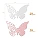 Kesote Tischkarten Hochzeit Nameskarten Blanko Platzkarten Taufe Kommunion Tischdeko (Schmetterling)