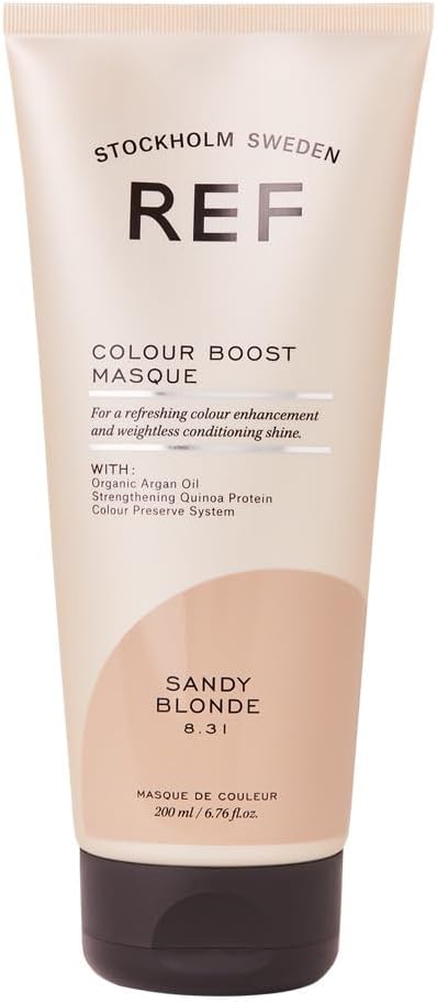 REF Colour Boost Renk Artışı Sağlayan Parlatıcı Maske Sandy Blonde 200 ml | Renk Koruyucu