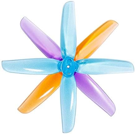 Parts & Accessories 4Pairs 8PCS HQ T65R 65mm 2 Blade Propeller Prop 1.5mm Hole Screw FPV Propeller for 1104 Motor TurboBee FPV RC Drone Toothpick - (Color: 4Pairs Blue)