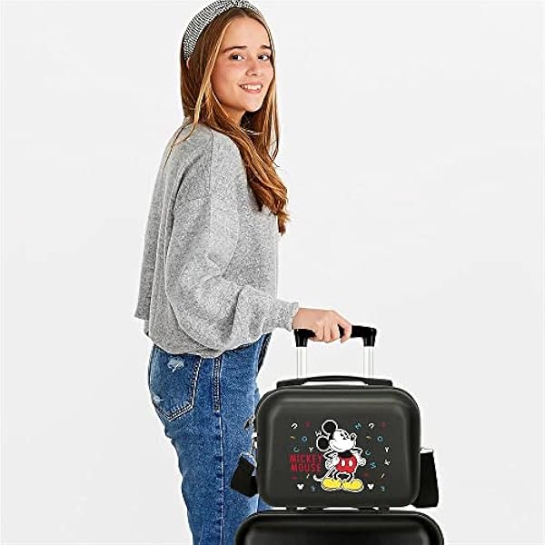 Disney Have a good day Mickey Moda giovanile 29x21x15 Centimeterss Nero