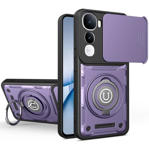 Coque Vivo Y400 Pro 5G de protection intégrale rigide couleur Mor