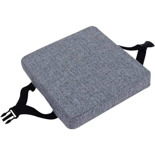 Cojín para taburete cuadrado cómodo con cremallera lavable para barra de cocina 8