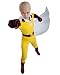 Mens Miccostumes One Punch Man Saitama Cosplay Costume Including Boots Cover XL