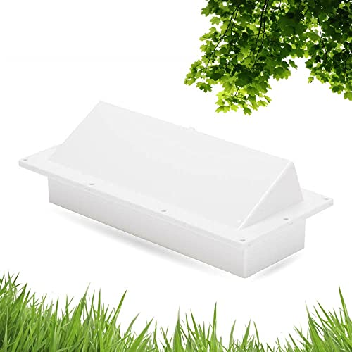 RV Range Hood Vents Mobile Home Ventline White Exterior Sidewall with Damper