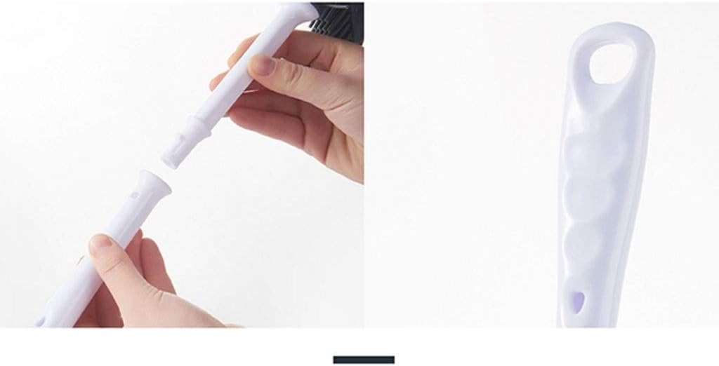 Toilet Brush,Toilet Bowl Brush Holder Set,Toilet Brush and Bracket Toilet Brush Set Lower Edge Lip Brush and Bathroom Storage Rack