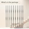 10-Pack Iron Balusters for Staircase,Hollow Premium Spoon Stair Balusters,Satin Black Balusters for Staircase Interior,5/8 Round x 44 Long