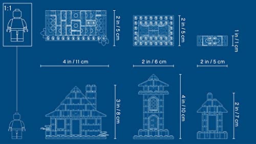 LEGO 11008 Classic Bricks and Houses Building Set, Preschool Toys for 4+ Year Old with 6 Easy-to-Build Models, Multicolor (270 Pieces)