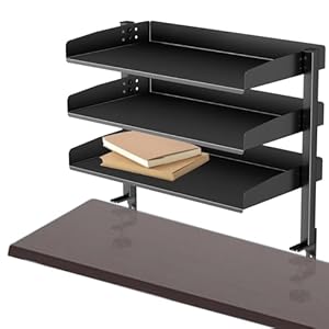 Yuxh Schreibtischregal zum Festklemmen, 43,2 cm