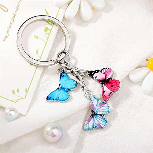 Portachiavi In Acrilico A Forma Di Farfalla – Regalo Originale Per Donna – Accessorio Colorato E Leggero