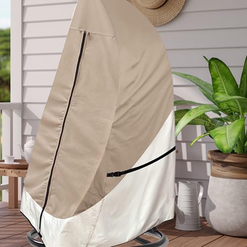 Housse de chaise œuf de terrasse supérieure : bâche étanche et durable