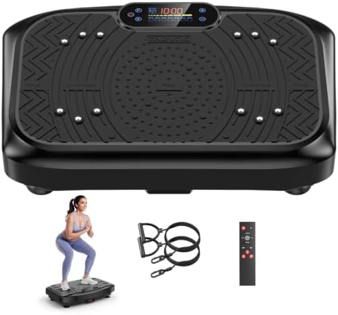 Vibration Plate Exercise Machine, 450 Lbs Capacity Vibrating Plat...