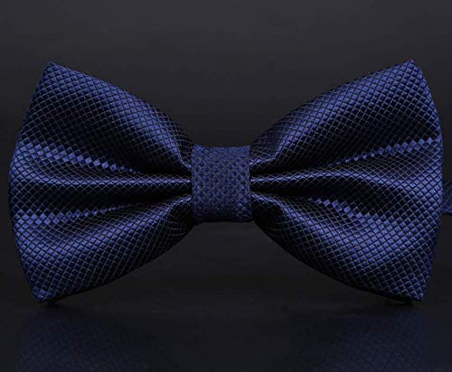 WannGe Suspensório masculino com fecho em Y ajustável de 2,54 cm, Azul escuro - Conjunto de suspensó