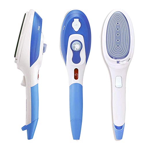 JOYOOO multifuncional Plancha Vapor 800W, Portátil de Plancha Vapor Garment Steamer, Cepillo de Vapor de Mano Viaje y Hogar 180ml (Azul) Cover