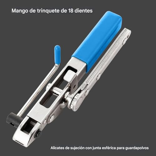 Herramienta para abrazadera de eje de acero contra roturas en transmisiones 8
