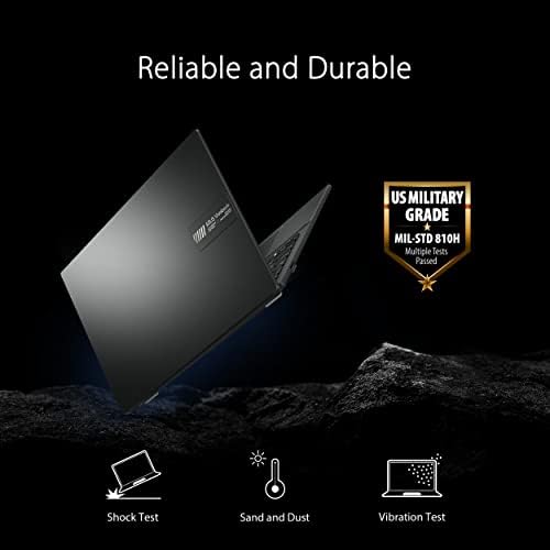 ASUS Vivobook Go 15.6” FHD Slim Laptop, AMD Ryzen 3 7320U Quad Core Processor, 8GB DDR5 RAM, 128GB SSD, Windows 11 Home, Fast Charging, Webcam Sheild, Military Grade Durability, Black, E1504FA-AS33 — view 5