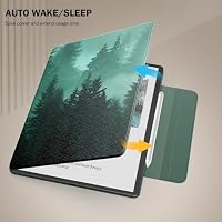 MoKo Magnetische Hülle für 11" Kindle Scribe 2025(3.Gen), Grüner Wald – Ansicht 5
