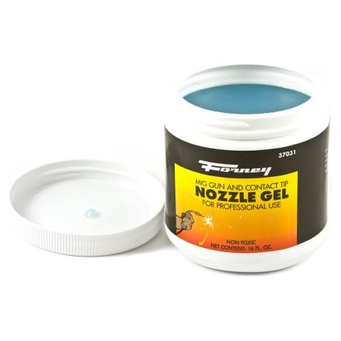 Forney 37031 Nozzle Gel For Mig Welding, 16-Ounce , White Cover
