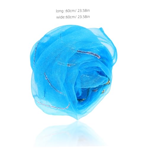 Bufandas de baile para bebés YARNOW pack de 10 pañuelos cuadrados para fiestas infantiles 4
