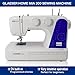 GLAESER® Home Mia 300 Nähmaschine Easy für Anfänger mit Automatischer Einfädler, 24 Stich-Varianten, Kinderleichte Bedienung