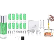 MUB 10pcs Perfume Travel Refillable Atomizer Bottle 5ml with Perfume Refill Pump Tools