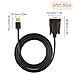 CableCreation USB 3.0 to VGA Cable 6 Feet, USB to VGA Adapter Cord 1080P @ 60Hz, External Video Card, Only Support Windows 10/8.1/8 / 7 (NO XP/Vista/Mac OS X), Black