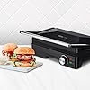 Ufesa Teide Parilla Eléctrica, Panini Press Grill, 1600W, Placas Antiadherentes, Apertura 180º, Regulador de Temperatura, Asa Toque Frio, Negro #5