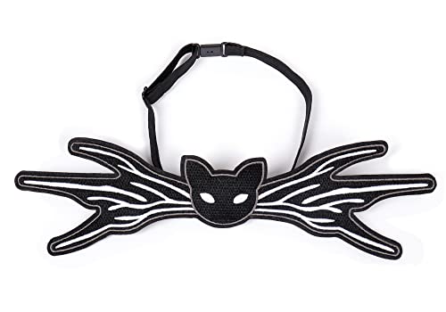 C-ZOFEK Gothic Bowtie Black Bat Bow Tie Halloween Cosplay Costume for Men (Black)