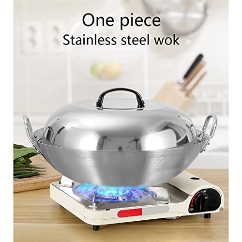 Wok moderno sin recubrimiento 28 cm con asas dobles miniatura 3