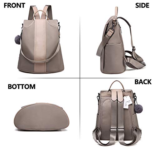image for PINCNEL Women Backpack Purse Waterproof Nylon Anti-theft Rucksack Ligh