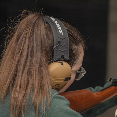 Walker's Razor Slim Electronic MUFF - Battle Brown, One Size, (GWP-RSEM-BB) - Image 8